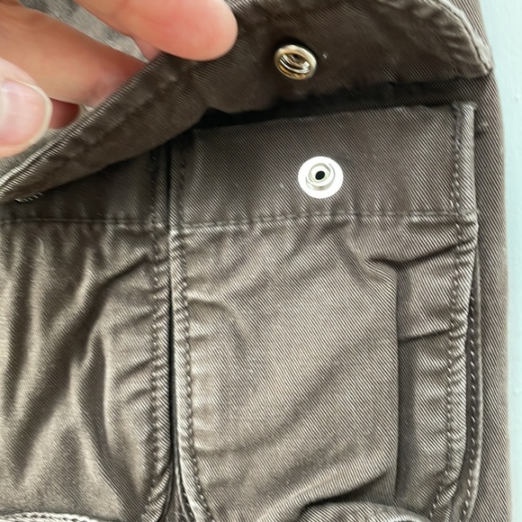 GAP Favorite Chino Cargo Shorts brown mid rise semi vintage - Picture 6 of 14